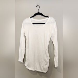 LIZ LANGE MATERNITY Ruched Side Long Sleeve